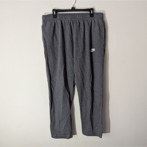 Nike SportswearnGray Embroidered Logo Swoosh Sweatpants Lounge Women's Size XXL - Picture 1 of 7
